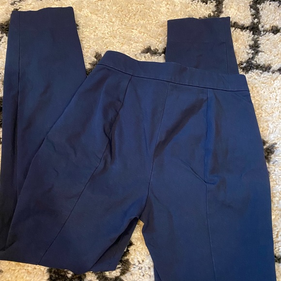 Everlane the side-zip stretch cotton pant in navy pointe, work pants - Picture 5 of 5